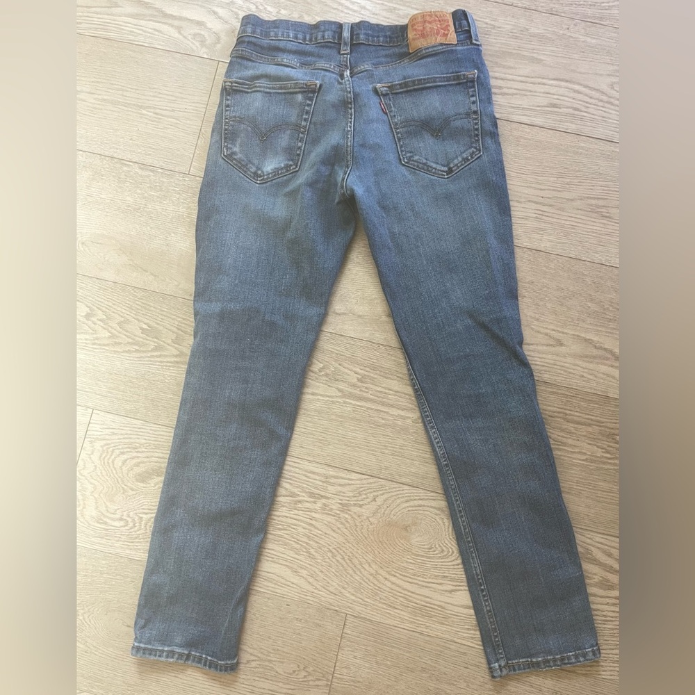 Levi's Men's 511 Dark Blue Slim Jeans from Japan - Picture 3 of 5